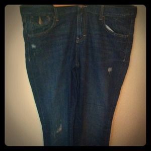 Old Navy Diva factory distressed jeans, womens 16