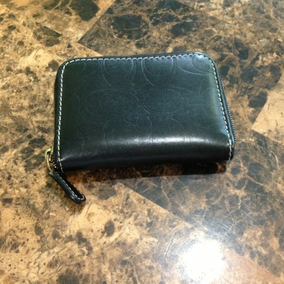 Coach zip around wallet