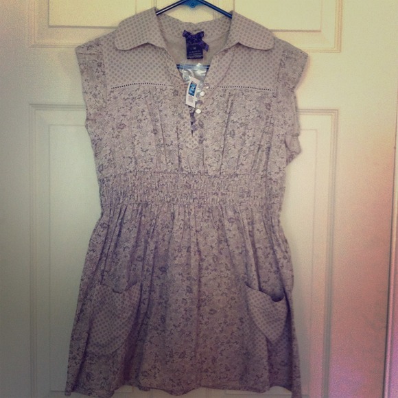 Sweet floral top purchased at local boutique