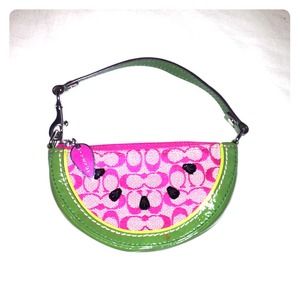 Price Reduced! Watermelon Coach Change Purse