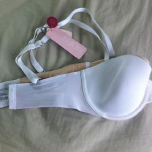 White Victoria secret bio fit bra 32 D
