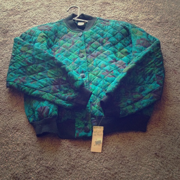 Floral button up varsity jacket 🎀