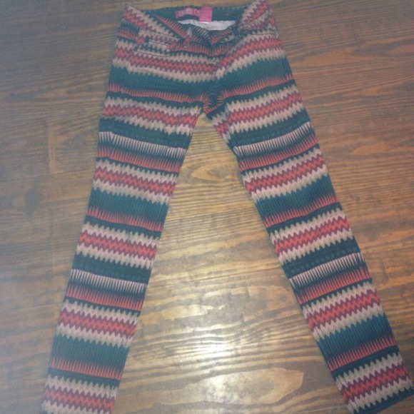 Aztec skinny jeans