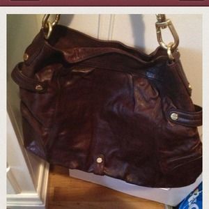 Steve Madden handbag nd white wedges