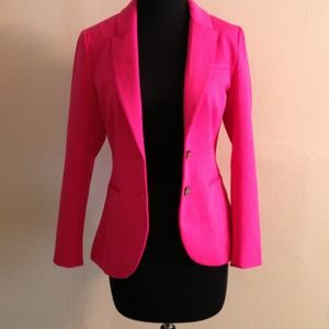 ***RESERVED***Hot Pink Blazer