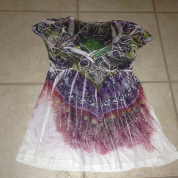 Baby doll Print dressy top