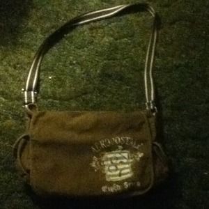 Brown Aeropostale Over Shoulder Bag