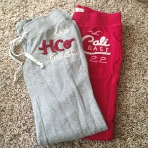 *RESERVED* hollister tight fitting sweatpants