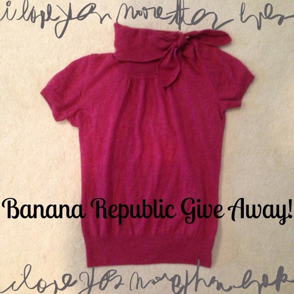 Deep Fuschia Pink Sweater Tee Shirt Top