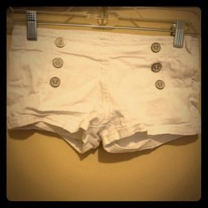 White sailor shorts