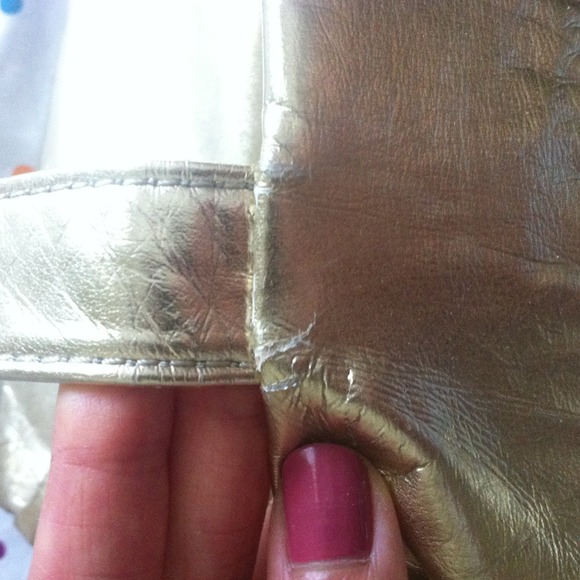 MBMJ Little Miss Marc gold tote - Picture 3 of 3