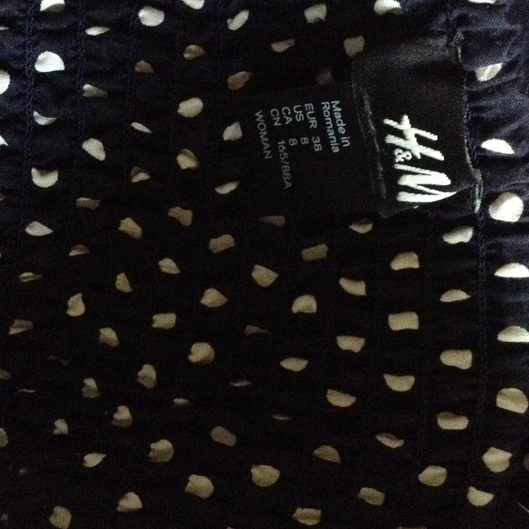 🌟HOST PICKS💫H&M Blue & White Polka Dots Dress 8 - Picture 4 of 4