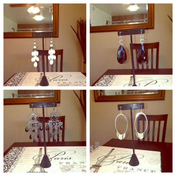 Jewelry - Earring Bundle (3 pair) black ones sold