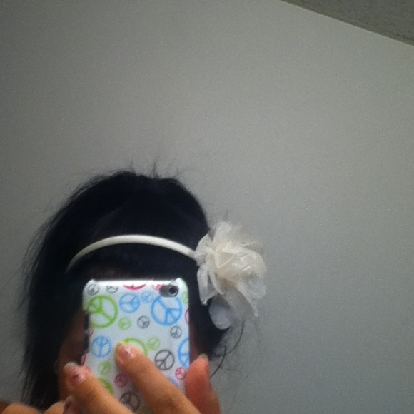 Flower head band