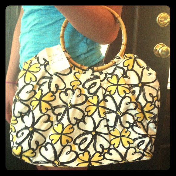 Heart Flower Bamboo Bag