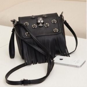 Bags - LIMITED SALE Black tassel skull bag Bags - LIMITED SALE Black tassel skull bag