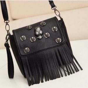 Bags - LIMITED SALE Black tassel skull bag Bags - LIMITED SALE Black tassel skull bag