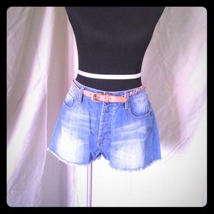 NWOT High Waisted Light Denim Shorts