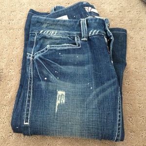 William Rast distressed jeans