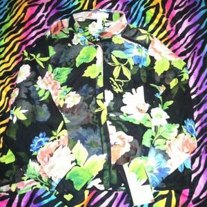 flower sheer top