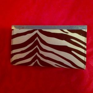 Zebra clutch/wallet