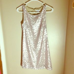 Preppy sequin formal dress