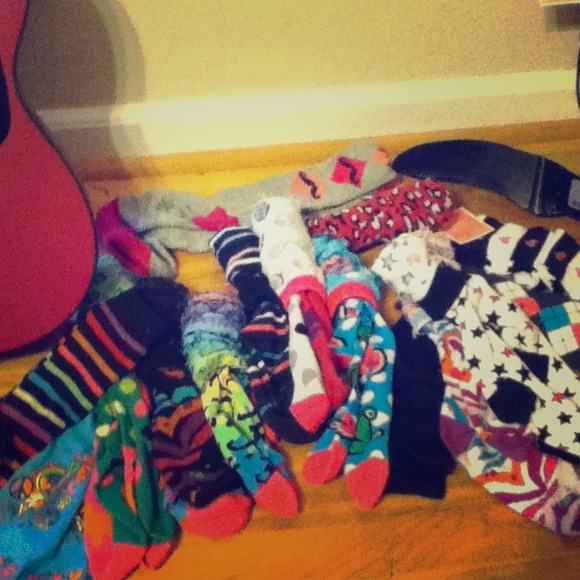 15 pair of knee high socks