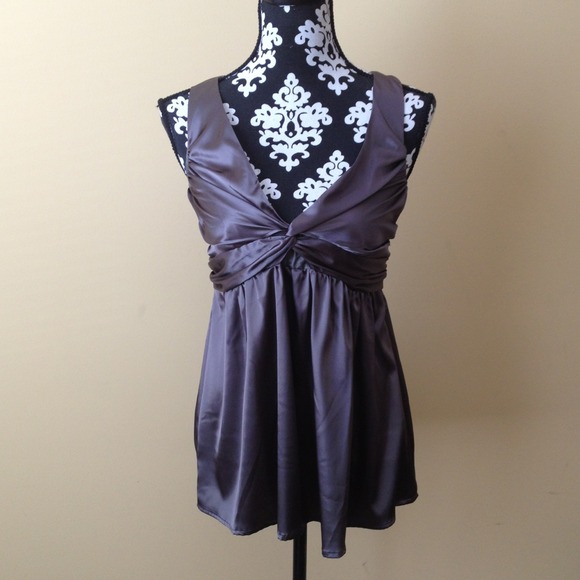 Dark silver shirt by Splurge size xs