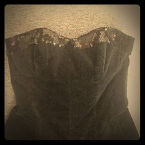 Tuxedo Betsy Johnson Romper