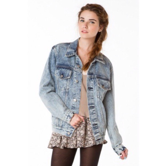 Brandy Melville Boyfriend Denim Jacket