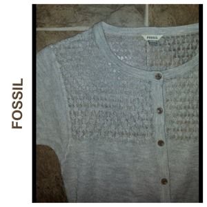 Fossil cardigan. Super soft. Oatmeal.