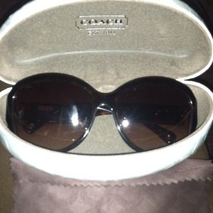 Authentic coach Joelle tortoise sunglasses