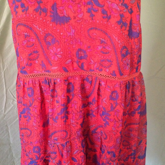 🎉REDUCED🎉 NWT Red and Blue High Low Dress - Picture 2 of 4