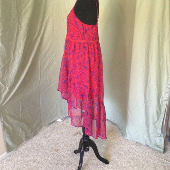 🎉REDUCED🎉 NWT Red and Blue High Low Dress - Picture 4 of 4