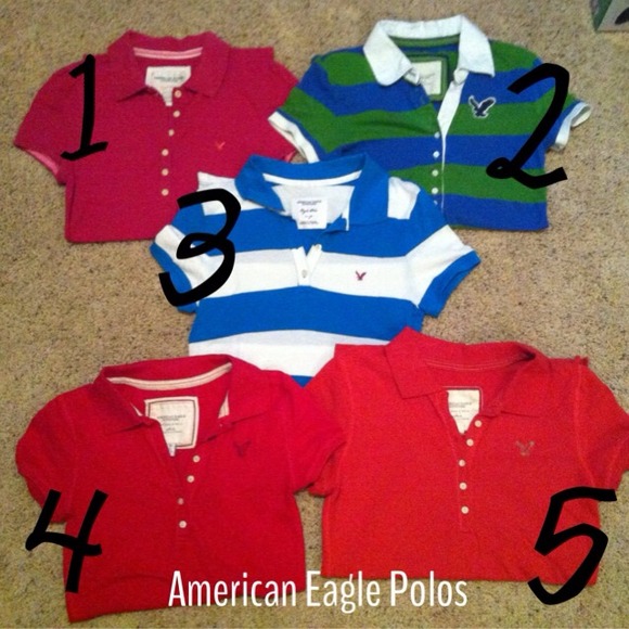 American Eagle Polos Bundle