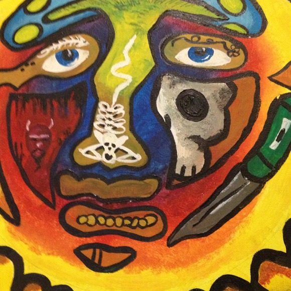Hand painted band posters - Picture 2 of 5