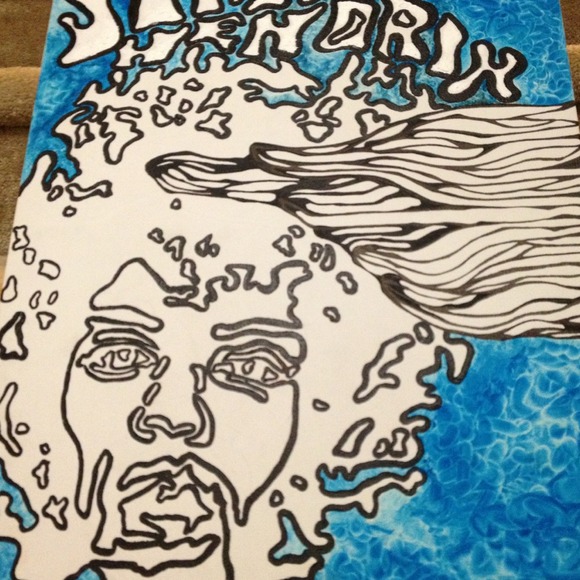 Hand painted band posters - Picture 5 of 5