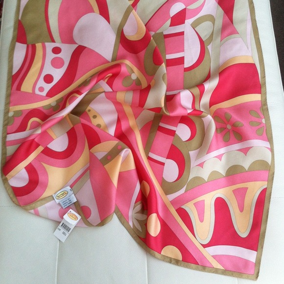Talbot's Silk carré scarf NWT
