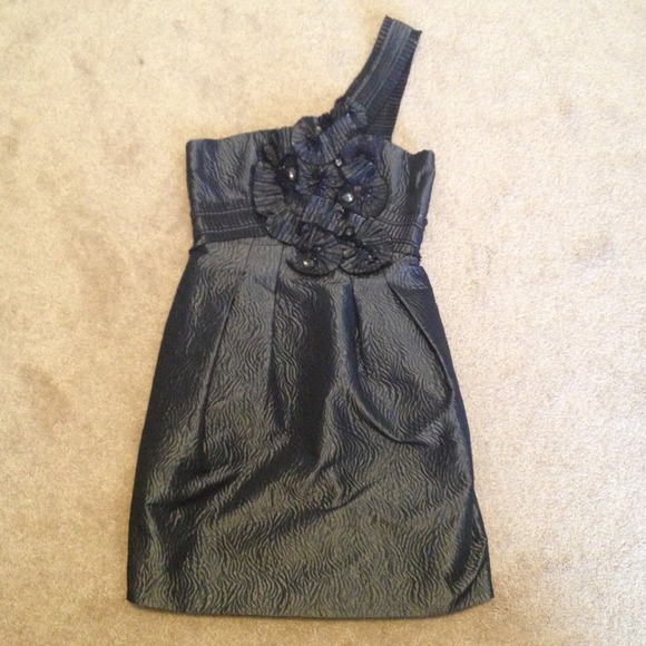 BCBGMaxAzria one shoulder dress