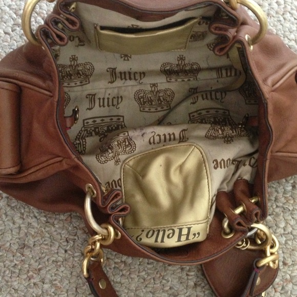 Juicy Couture Leather Baby Fluffy Purse - Picture 2 of 4