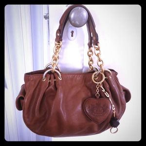 Juicy Couture Leather Baby Fluffy Purse