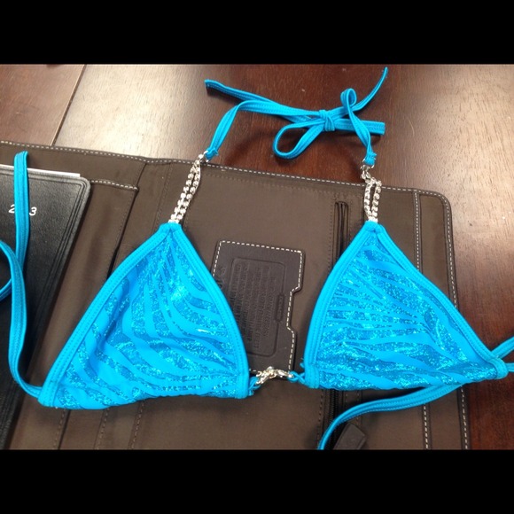 Brand new with tags contest sparkly bikini - Picture 1 of 4