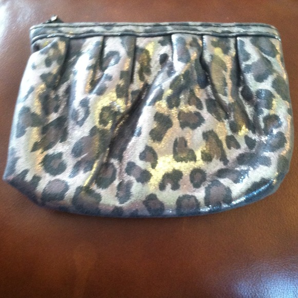 Nicole Kardashian nail polish/ makeup bag
