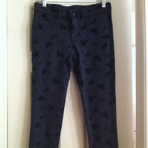 Lauren Conrad Black pattern pants.