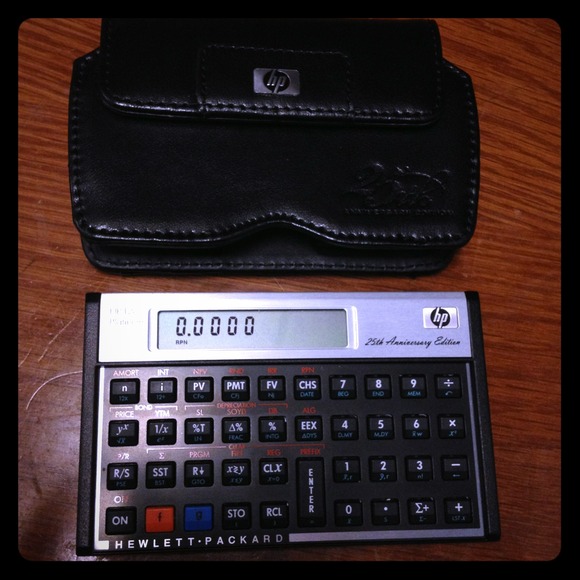 ❌SOLD❌HP 12c Financial Calculator w/leather case