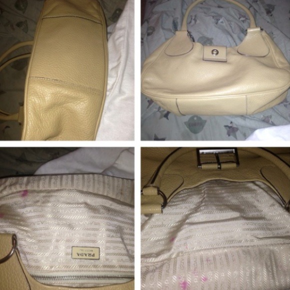 SOLD -Prada Daino Box Sabbia - Picture 4 of 4