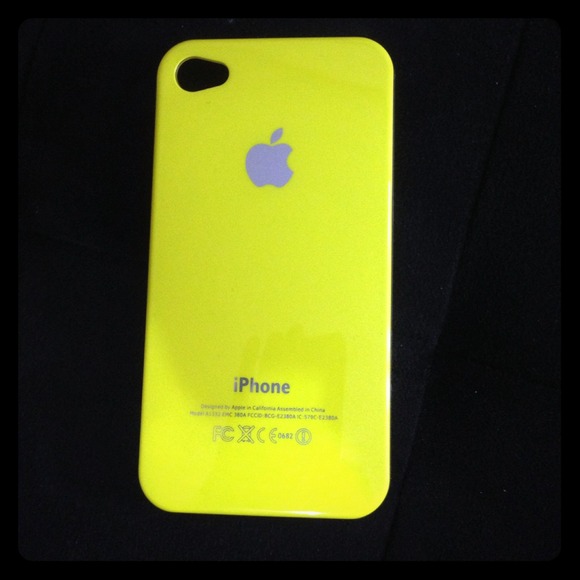 NEW Neon Yellow iPhone 4/4S Case