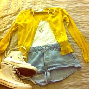 Mustard Yellow Ruffle Sweater