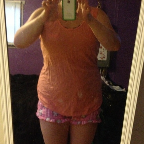 Peachy racerback tank - Picture 3 of 4