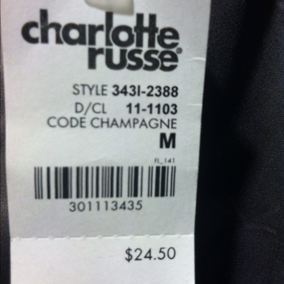 Charlotte Russe One Shoulder Top - Picture 3 of 3